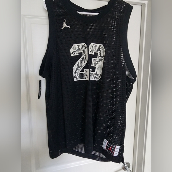 Jordan Shirts Nike Air Jordan Retro 11 Snakeskin Mens Jersey - Picture 1 of 4